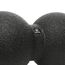 BODYMATE Großer Faszien-DUO-Ball Schwarz, Selbstmassage-Ball für Faszientraining, Durchmesser 12cm Länge 24cm