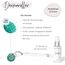 FACES OF FEY Microneedling Set Body – Dermaroller 0,75 mm mit ECHTEN 192 Nadeln gegen Dehnungsstreifen, Cellulite & Hautstraffung + Feuchtigkeitsserum & Sanitizer
