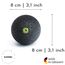 BLACKROLL® BALL Set, Massagebälle für die Selbstmassage, Fitness-Massagegeräte für effektives Training, BLACKROLL® Set: BALL 08 und BALL 12, Made in Germany, Schwarz