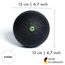 BLACKROLL® BALL Set, Massagebälle für die Selbstmassage, Fitness-Massagegeräte für effektives Training, BLACKROLL® Set: BALL 08 und BALL 12, Made in Germany, Schwarz