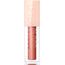 Maybelline New York Glänzender Lipgloss für voller wirkende Lippen, Feuchtigkeitsspendend, Mit Hyaluronsäure, Lifter Gloss, Farbe: Nr. 009 Topaz (Beige), 1 x 5,4 ml