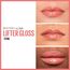 Maybelline New York Glänzender Lipgloss für voller wirkende Lippen, Feuchtigkeitsspendend, Mit Hyaluronsäure, Lifter Gloss, Farbe: Nr. 008 Stone (Braun), 1 x 5,4 ml