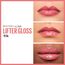 Maybelline New York Glänzender Lipgloss für voller wirkende Lippen, Feuchtigkeitsspendend, Mit Hyaluronsäure, Lifter Gloss, Farbe: Nr. 005 Petal (Pink), 1 x 5,4 ml