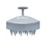 HEETA Kopfhaut Massagebürste für Nasses und Trockenes Haar Sanft Kopfmassage Bürste, Shampoo Haarbürste mit Weichem Silikonkopf für Peeling und Kopfmassage-Himmelgrau