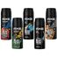 AXE Bodyspray Deo Spray Set 5x 150ml in beliebten Duftrichtungen für besonders viel Frische und Abwechslung, ohne Aluminium, mit 48h Schutz