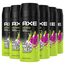 Axe Bodyspray Epic Fresh Flüssig-Deodorant für Herren, 150 ml, 6 Stück