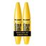 Maybelline New York Schwarze Mascara für kolossales Volumen, Mit Collagen, Wimperntusche im Doppelpack, Volum'Express The Colossal, Black (Schwarz), 2 x 10,7 ml