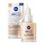 NIVEA 3in1 Hyaluron Serum Foundation hell (30 ml), Anti-Age Make-up für eine jünger aussehende Haut, feuchtigkeitsspendend und verleiht einen natürlich-ebenmäßigen Teint