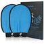 Yiclick Koreanische Peeling-Handschuhe, Peelinghandschuhe für Bad - Körperpeeling, abgestorbene Haut Entferner für Damen und Herren - exfoliating glove, peeling, body scrub (Blue)