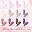 BORN PRETTY 47PCS Gelnägel Starterset Nagelset Nudefarben Weiß Rosa 48W LED Lampe UV Nagellack Set mit UV Lampe Starterset Top Coat Base Gel Gelnägel Maniküre Set Komplett