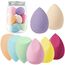 AUAUY 8 PCS Make up Schwamm Set, Foundation Blending Beauty Sponge, Beauty Makeup Schwämme Blender für Flüssigkeit Foundation Puder Sonnenschutz und Creme mit 1 Schwammhalter(Gemischte 3 Stile)