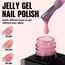 TOMICCA UV Nagellack Rosa Nude 6 Colours Natur Gel Nail Polish Natural Transparent Nude Colours Nail Polis, für Valentinstag Nagelstudio Design und DIY zu Hause, 8ml