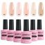 AIMEILI Rubber Base Gel Set 6pcs Rubber Base Coat Soak Off UV LED Nägel Unterlack Gel Nagellack Maniküre Kit 6 * 10ml - 45