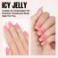 TOMICCA UV Nagellack Rosa Nude 6 Colours Natur Gel Nail Polish Natural Transparent Nude Colours Nail Polis, für Valentinstag Nagelstudio Design und DIY zu Hause, 8ml