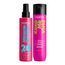 Matrix Miracle Creator Leave-In Spray mit 20 pflegenden Eigenschaften & Keep Me Vivid Shampoo für farbbehandeltes Haar