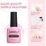 AIMEILI Rubber Base Gel Soak Off UV LED Rubber Base Coat Nägel Unterlack Gel Nagellack Maniküre 10ml (448)