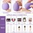 AUAUY 4 PCS Make up Schwamm Set, Foundation Blending Beauty Sponge, Beauty Makeup Schwämme Blender für Flüssigkeit Foundation Puder Sonnenschutz und Creme mit 1 Schwammhalter, 1 Puderquaste