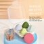 AUAUY 4 PCS Make up Schwamm Set, Foundation Blending Beauty Sponge, Beauty Makeup Schwämme Blender für Flüssigkeit Foundation Puder Sonnenschutz und Creme mit 1 Schwammhalter, 1 Puderquaste