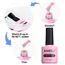 AIMEILI Rubber Base Gel Soak Off UV LED Rubber Base Coat Nägel Unterlack Gel Nagellack Maniküre 10ml (446)