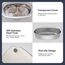 LifeBasis Ultraschallreinigungsgerät 420ml Brillenreinigungsgerät Ultraschallreiniger Ultraschallgerät 45kHz Zahnersatz Reinigungsbäder für Brillen Schmuck Uhren 30W Ultraschall Ultrasonic Cleaner
