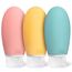 Opret 100ml Silikon Reiseflaschen Set, 3 Stück Auslaufsicher Nachfüllbare Portable Reise Container für Shampoo Creme Spülung, BPA-frei und TSA-geprüft
