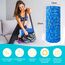 Faszienrolle mit 3D-Texturmassage, Foam Roller(33cm x 14cm) zur Muskelverspannungen lindern, mittlere Härte Selbstmassage Fazienrolle für rücken wirbelsäule Rücken Beine