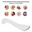 Gua Sha Edelstahl - Gua Sha Schaber - Grade Faszien Tool zum Reiben - Lymphdrainage Massagegerät - Ganzkörper Cellulite Massage - für Beine, Rücken, Gesicht, Nacken,Muskelentspannung& Schmerzlinderung