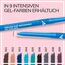 Manhattan Endless Stay Waterproof Gel Eyeliner – Hellblauer Gel Eyeliner mit Glitzer und herausdrehbarer Mine ohne Anspitzen – Farbe Aqua Sparkle 004 – 1 x 2,6g (Packung mit 2)