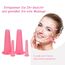 Schröpfgläser Silikon Set, Gesicht Schröpfen Silikon Vacuum Cup 4 Stück, Eye Massager mit Aufbewahrungsbeutel, Cellulite Cup Schröpfmassage Tools, Schröpftherapie