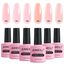AIMEILI Rubber Base Gel Set 6pcs Rubber Base Coat Soak Off UV LED Nägel Unterlack Gel Nagellack Maniküre Kit 6 * 10ml - 54