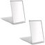 Redamancy 2pcs Taschenspiegel, 8,5x5cm Reisespiegel, Klappbar Spiegel Klein, Ultradünn Kleiner Spiegel, Taschenspiegel Klein, Geeignet für Reisen, Schule, Büro Camping und Make-Up