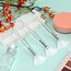 6 Stück Gesichtspinsel Fächerpinsel Fan Pinsel Gesichtsmaske weich Make-up Maske Bürsten mit transparentem Kunststoffgriff Gesichts-Bürsten Säure Applikator für Schlamm-Gesichtscreme
