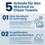 Clean Skin Club Clean Towels XL Supreme, 100% USDA biobasiertes, von Dermatologen zugelassenes Gesichtshandtuch, sanftes Peeling, Einweg-Gesichtswaschlappen, Make-up-Entferner-Trockentücher, 50 Stück