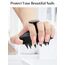 HEETA Kopfhaut Massagebürste für Nasses und Trockenes Haar Sanft Kopfmassage Bürste, Shampoo Haarbürste mit Weichem Silikonkopf für Peeling und Kopfmassage-Schwarz