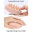 HEETA Kopfhaut Massagebürste, Kopfmassage Bürste mit weichen Silikonborstn, Haarmassagebürsten für die Haarpflege Entspannen Sie die Kopfhaut, Haarmassage für Männer, Frauen, Kinder, Fleisch Rosa
