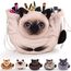 Katzen Kosmetiktasche Kordelzug,Schminktasche Groß,Tragbare Make up Organizer Tasche,Reise Aufbewahrungstasche,Geschenke FüR Katzenliebhaber