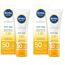 NIVEA SUN UV Gesicht Anti-Age Sonnenschutz Q10 mit LSF 50 (50 ml), feuchtigkeitsspendende Gesichtssonnencreme, Anti-Falten Sonnencreme mit Schutz vor UVA-/ UVB-Strahlung (Packung mit 2)