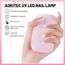 Aokitec Mini UV LED Nagellampe UV Lampe für Gelnägel Tragbarer Nageltrockner für alle Gelnagellacke, Aushärtungswerkzeug in Mausform Kompakt Leicht mit USB Kabel (Rosa)