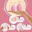 AiQInu 6 stück Make Up Schwamm, Foundation Beauty Blender, Makeup Sponge Set, Beauty Sponge für Flüssiges Foundation Puder, Foundation Puff Kosmetik Werkzeug
