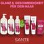 SANTE Naturkosmetik Glossy Shine Conditioner - 150 ml - mit Bio-Birkenblatt & Provitamin B5 - für glanzloses Haar - silikonfrei & vegan - dermatologisch getestet