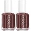 essie Nagellack – Nr. 897 no to-do, professionelle Nagellackfarbe in Braun, hochwertig, haltbar und farbintensiv, 13,5 ml (Packung mit 2)