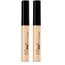 Maybelline New York Abdeckstift, Fit Me! Concealer, Für makellose Haut, Alle Hauttypen, Nr. 15 Fair, 6,8 ml (Packung mit 2)