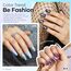 Modelones UV Nagellack,Gel Nagellack UV 6 Chamäleon Farben,Glitzer Grün Blau Lila Soak Off Nail Polish French Manicure DIY zu Hause Geschenke