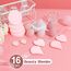 AiQInu 16 stück Make Up Schwamm Set, Foundation Beauty Blender, Makeup Sponge Set, Beauty Sponge für Flüssiges Foundation Puder, Foundation Puff Kosmetik Werkzeug