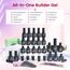JODSONE Builder Gel Nail Kit mit U V Light Base Top Coat 20 Farben High Shine Builder Gel und 100 Stück Verlängerungsaufkleber