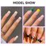 Gelike ec Dual Nail Forms Set: 4 Formen Nagelverlängerung Verlängerung Nagel Gel Formen Nagelform Set für Polygel Extension Maniküre Nagelkunst Design Salon DIY 96 Stücke