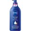 NIVEA Reichhaltige Body Milk, intensiv pflegende Körpercreme mit purem Hyaluron, Mandelöl und Tiefenpflege Serum, Lotion für trockene Haut (625 ml)