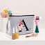 Vavabox A-Z Personalisierte Kosmetiktasche-Geburtstagsgeschenke Für Frauen, Mütter, Beste Freundinnen Und Brautjungfern (A, Grau)