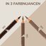 Manhattan Brow'Tastic Augenbrauenstift – Hellbrauner Eyebrow Pencil mit auffüllenden Fasern für dichter wirkende, definierte Augenbrauen – Farbe Light 001 – 1 x 1,1g (Packung mit 2)