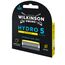 Wilkinson Sword Hydro 5 Skin Protection Advanced, 4 Rasierklingen (Packung mit 2)